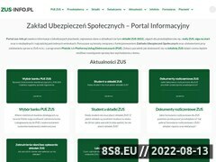 Miniaturka zus-info.pl (Serwis informacyjny ZUS - placówki ZUS i adresy)
