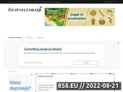 Miniaturka domeny www.zyczenia-z-okazji.pl