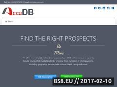 AccuDB Inc. Website