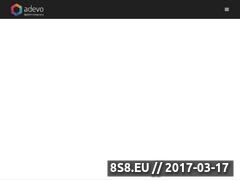 Miniaturka adevo.pl (Strony WWW, portale internetowe oraz pozycjonowanie)