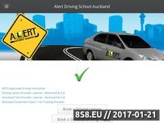 Alert Driving School - Driving Lessons Website