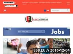 Army Calling - Join Indian Army Website