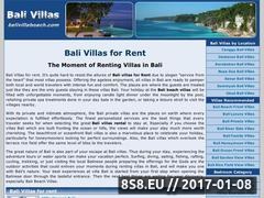 Bali Villas For Rent Website