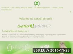 Miniaturka domeny www.calivita.sklep.pl