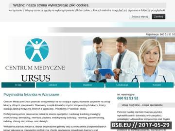 Zrzut strony URSUS - prywatna klinika