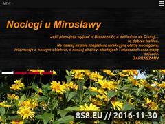 Miniaturka domeny www.cisna-noclegiumiroslawy.cdx.pl
