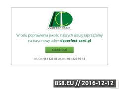 Miniaturka domeny www.dcperfectcard.com.pl