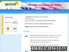 Miniaturka domeny www.gemme.pl