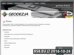 Miniaturka domeny geodezja-druk.pl