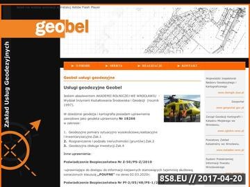 Zrzut strony Geodezja - usługi geodezyjne Wrocław