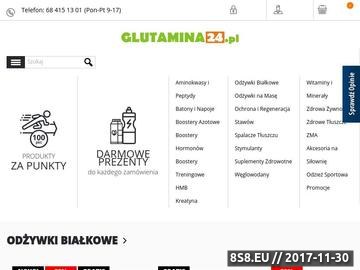 Zrzut strony Sklep z odżywkami Glutamina24