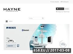 Hurtownia optyczna Hayne Polska Website
