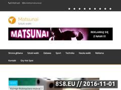Miniaturka www.matsunai.pl (Sztuki walki)