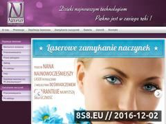 Miniaturka domeny www.nanalaser.pl