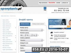 Miniaturka domeny www.oponytanio.pl