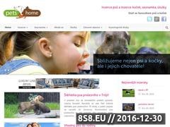 Pets4home.cz - domov psu a kocek Website