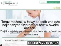 Miniaturka polecanyfizjoterapeuta.pl (Serwis skupiający fizjoterapeutów z Polski)