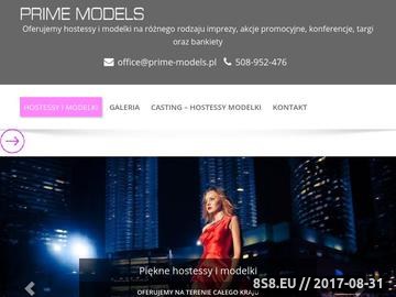 Zrzut strony Agencja Modelek PRIME Warszawa, Kraków, Poznań, Gdańsk, Wrocław, Katowice, Łódź