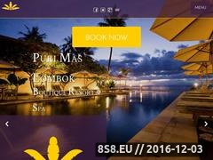 Boutique Resort and Spa in Senggigi Lombok Website