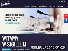 Miniaturka domeny www.sigillum.com.pl