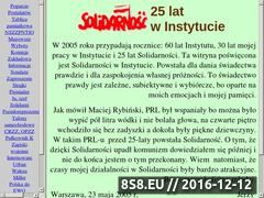 Miniaturka domeny www.solidarnosc.jurek.waw.pl