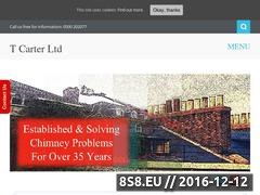 T Carter Ltd - Chimney Lining Specialists Website