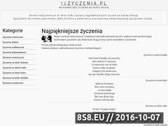 Miniaturka tezyczenia.pl (Zbiór życzeń i wierszy na różne okazje)