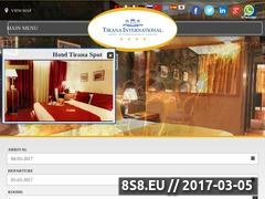Tirana International Hotel Website