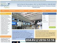 Toronto Airport Limo Service Website