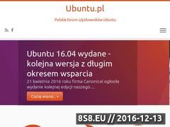 Miniaturka domeny ubuntu.pl