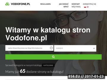 Zrzut strony Vodofone.pl - Oryginalne akcesoria gsm Zestawy słuchawkowe, Zestawy samochodowe